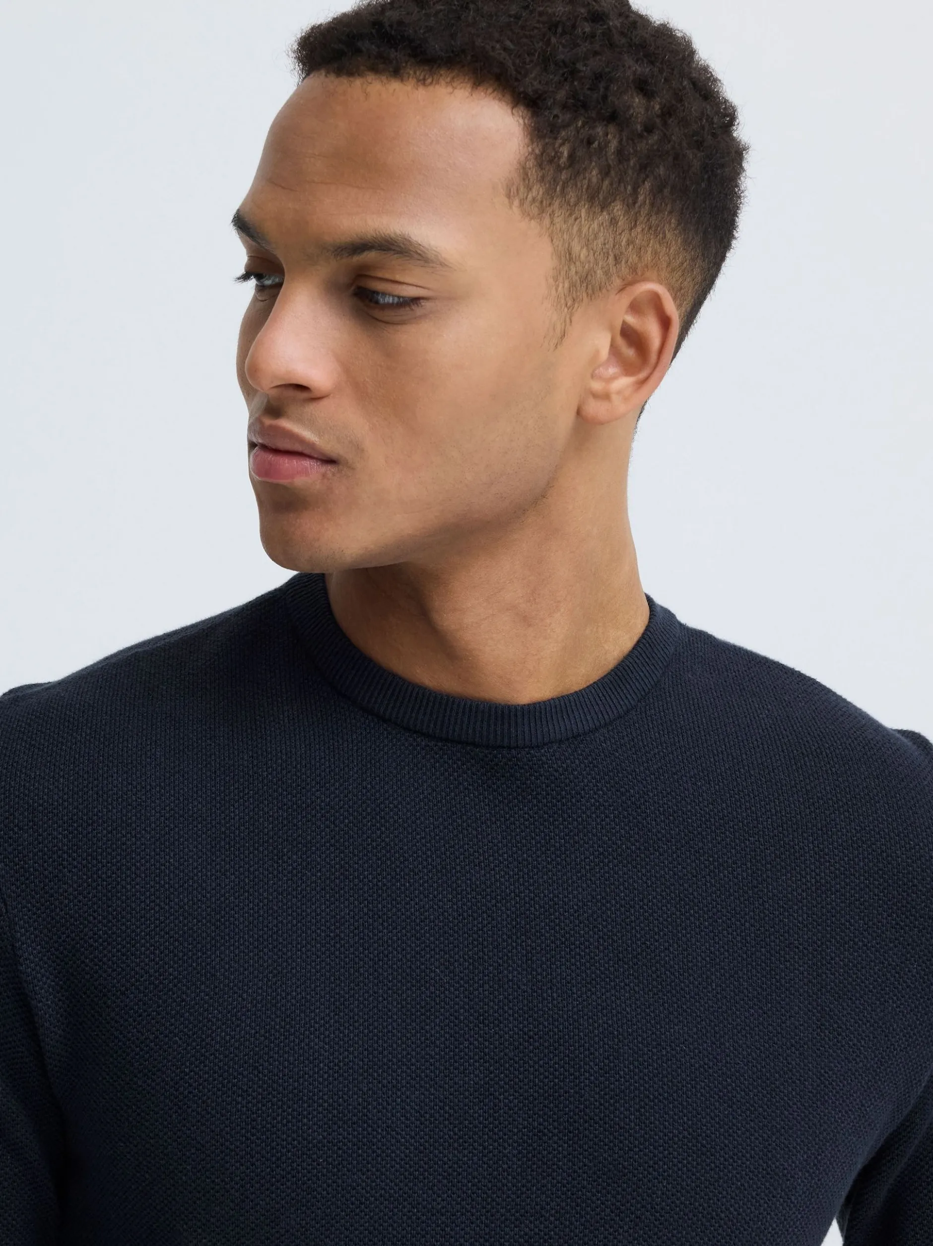 BLEND Herren Strickpullover - BHBartel in blau