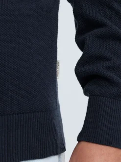 BLEND Herren Strickpullover - BHBartel in blau