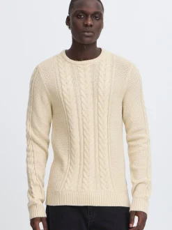 BLEND Herren Strickpullover - BHBasim in beige