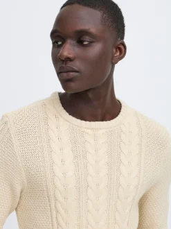 BLEND Herren Strickpullover - BHBasim in beige