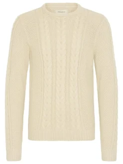 BLEND Herren Strickpullover - BHBasim in beige