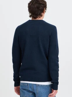 BLEND Herren Strickpullover - BHBranko in indigo