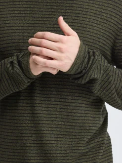 BLEND Herren Strickpullover - BHBror in oliv