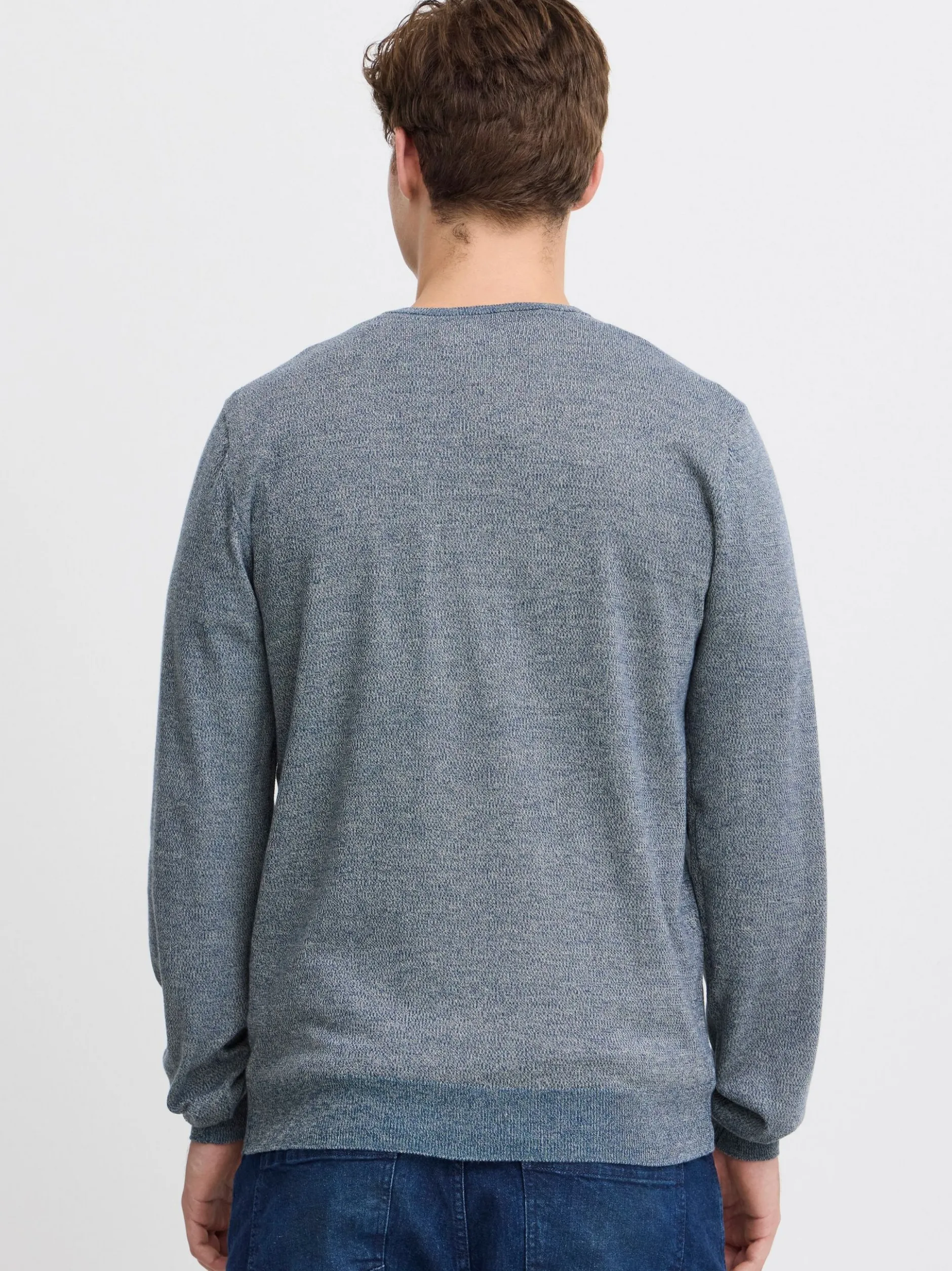 BLEND Herren Strickpullover - BHBruton in blau