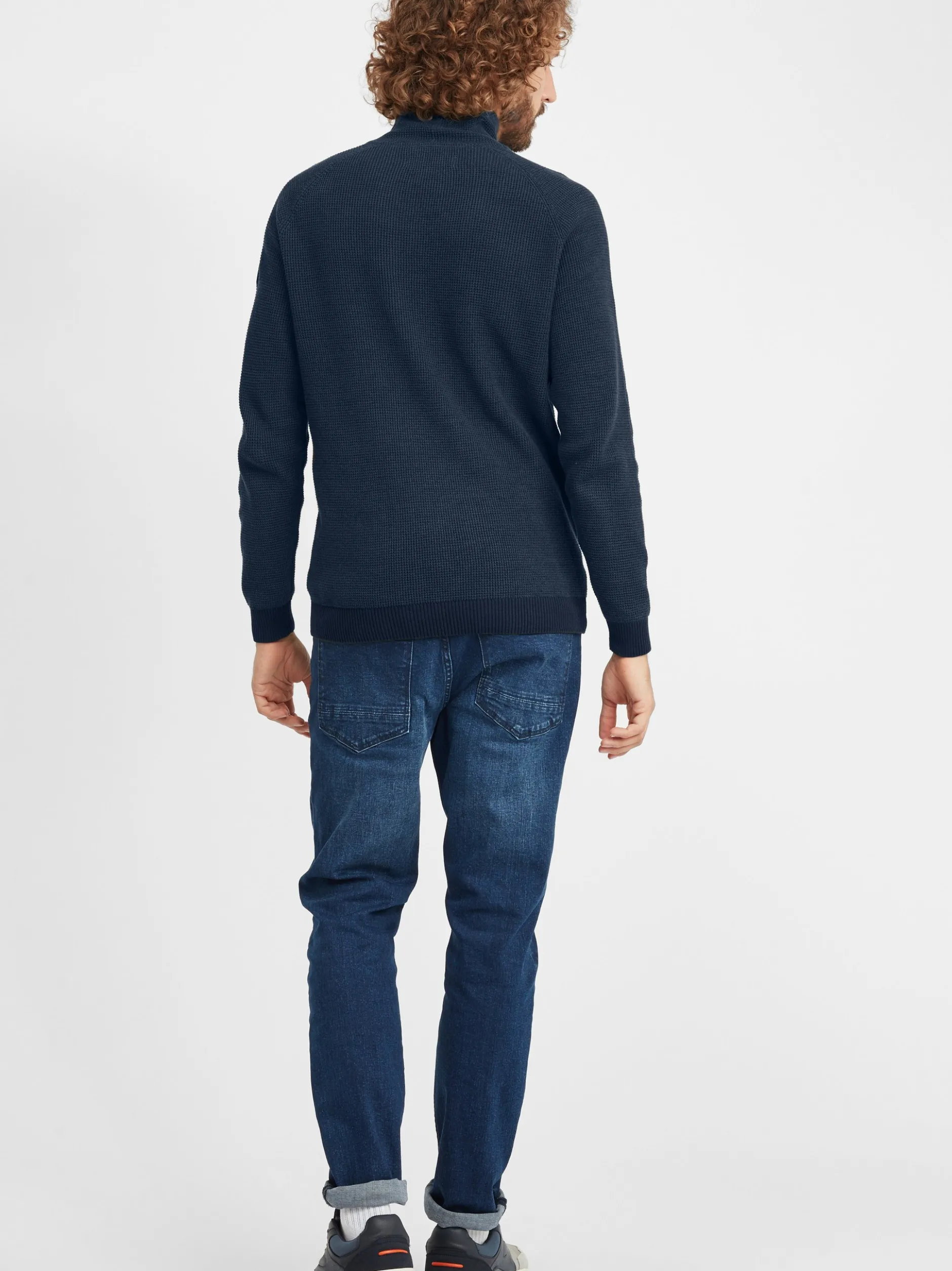 BLEND Herren Strickpullover - BHComulco in blau