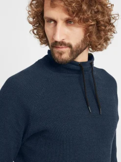 BLEND Herren Strickpullover - BHComulco in blau