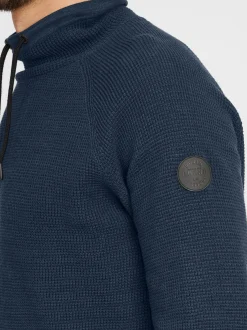BLEND Herren Strickpullover - BHComulco in blau