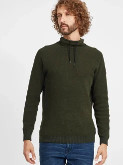 BLEND Herren Strickpullover - BHComulco in grün