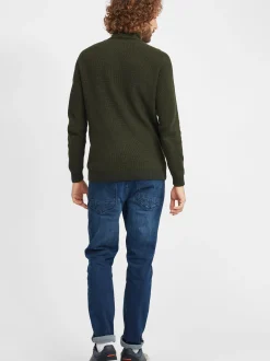 BLEND Herren Strickpullover - BHComulco in grün