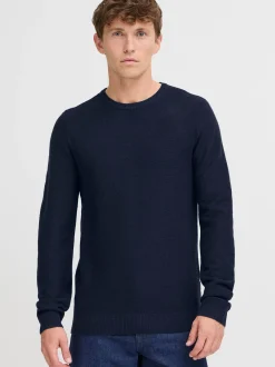 BLEND Herren Strickpullover - BHDana in blau