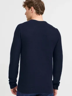 BLEND Herren Strickpullover - BHDana in blau