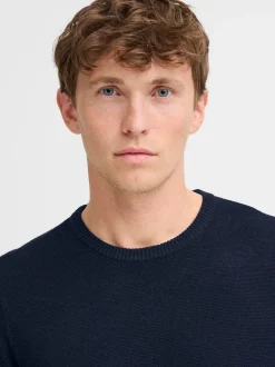 BLEND Herren Strickpullover - BHDana in blau