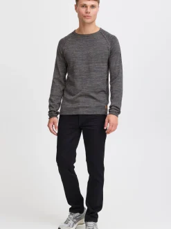 BLEND Herren Strickpullover - BHDan in blau