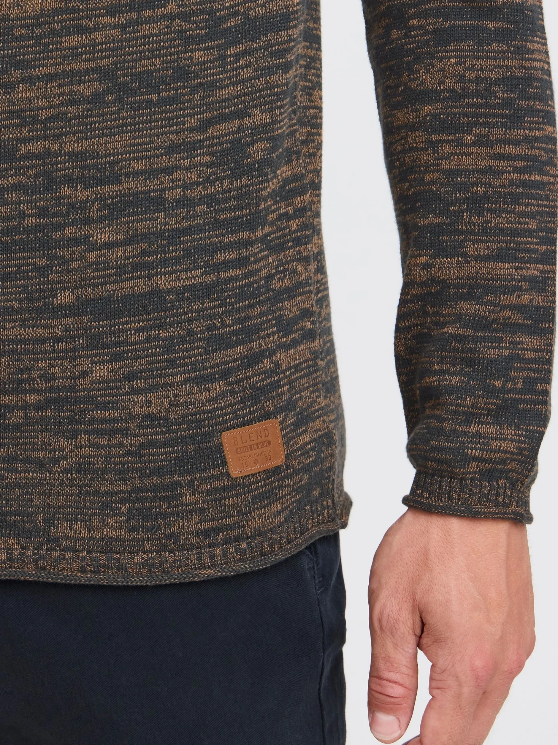 BLEND Herren Strickpullover - BHDan in braun