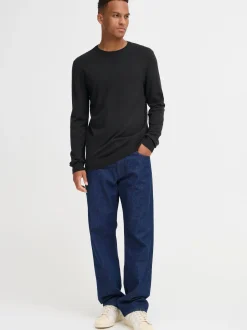 BLEND Herren Strickpullover - BHDan in schwarz