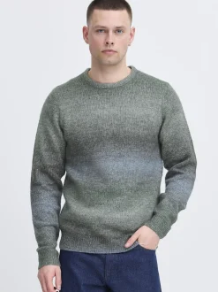 BLEND Herren Strickpullover - BHDannie in hellblau