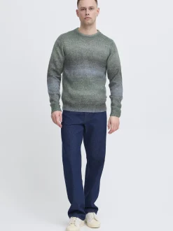 BLEND Herren Strickpullover - BHDannie in hellblau