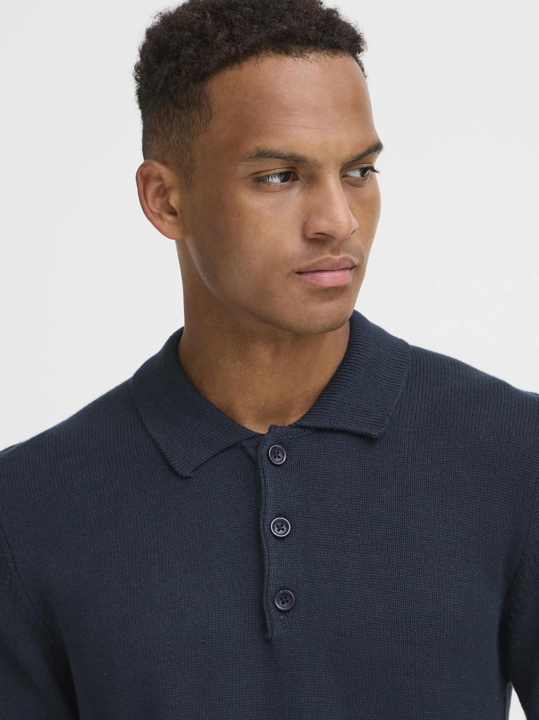 BLEND Herren Strickpullover - BHDeno in blau