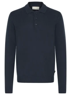 BLEND Herren Strickpullover - BHDeno in blau