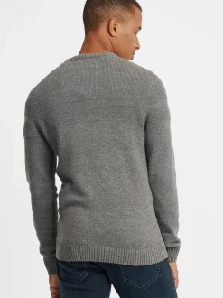 BLEND Herren Strickpullover - BHGastamo in grau