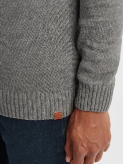 BLEND Herren Strickpullover - BHGastamo in grau