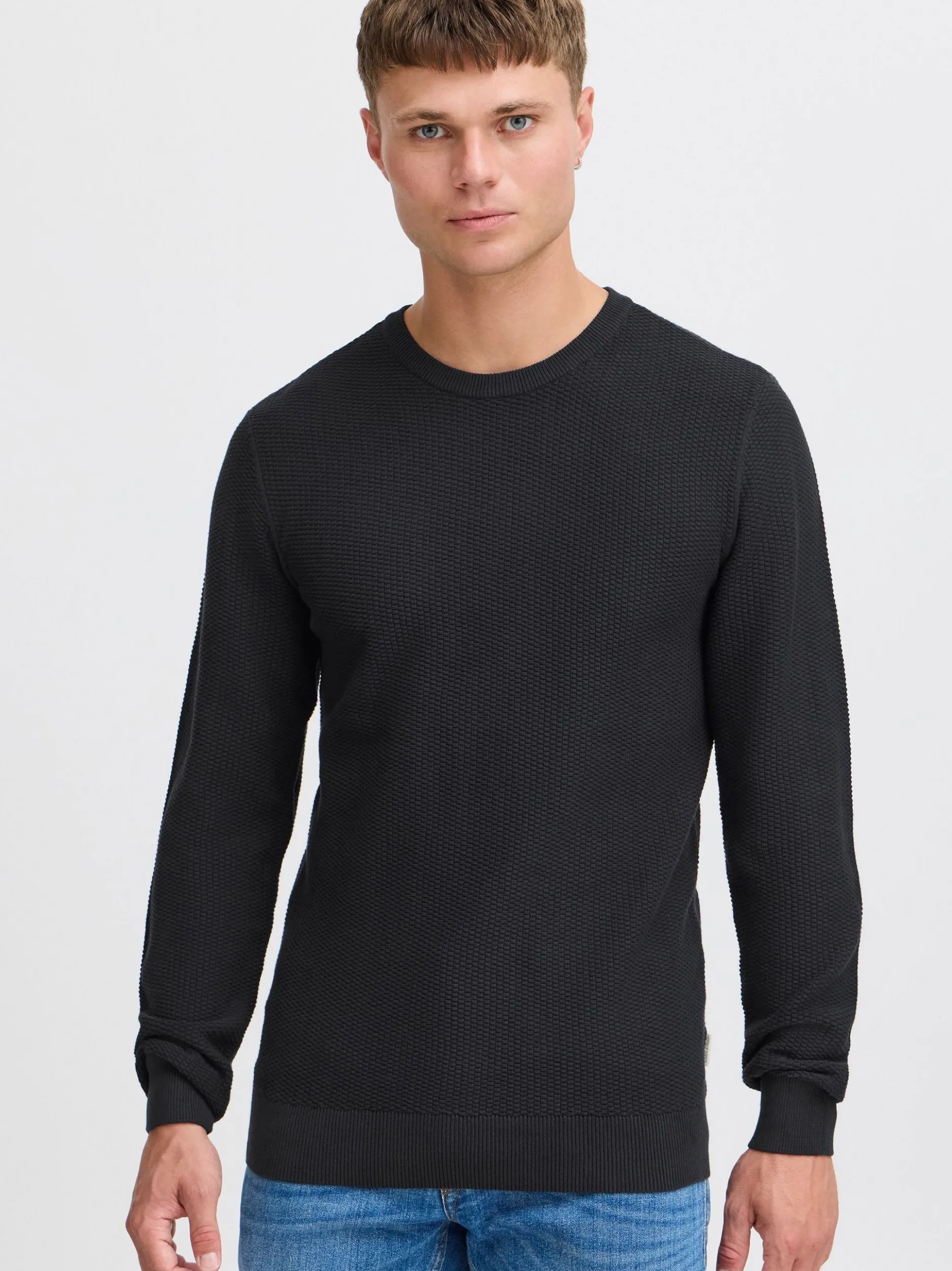BLEND Herren Strickpullover - BHGoar in schwarz