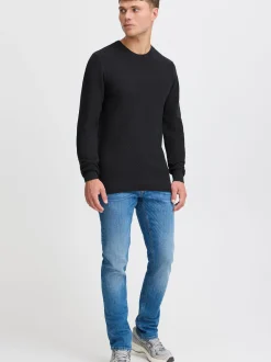 BLEND Herren Strickpullover - BHGoar in schwarz