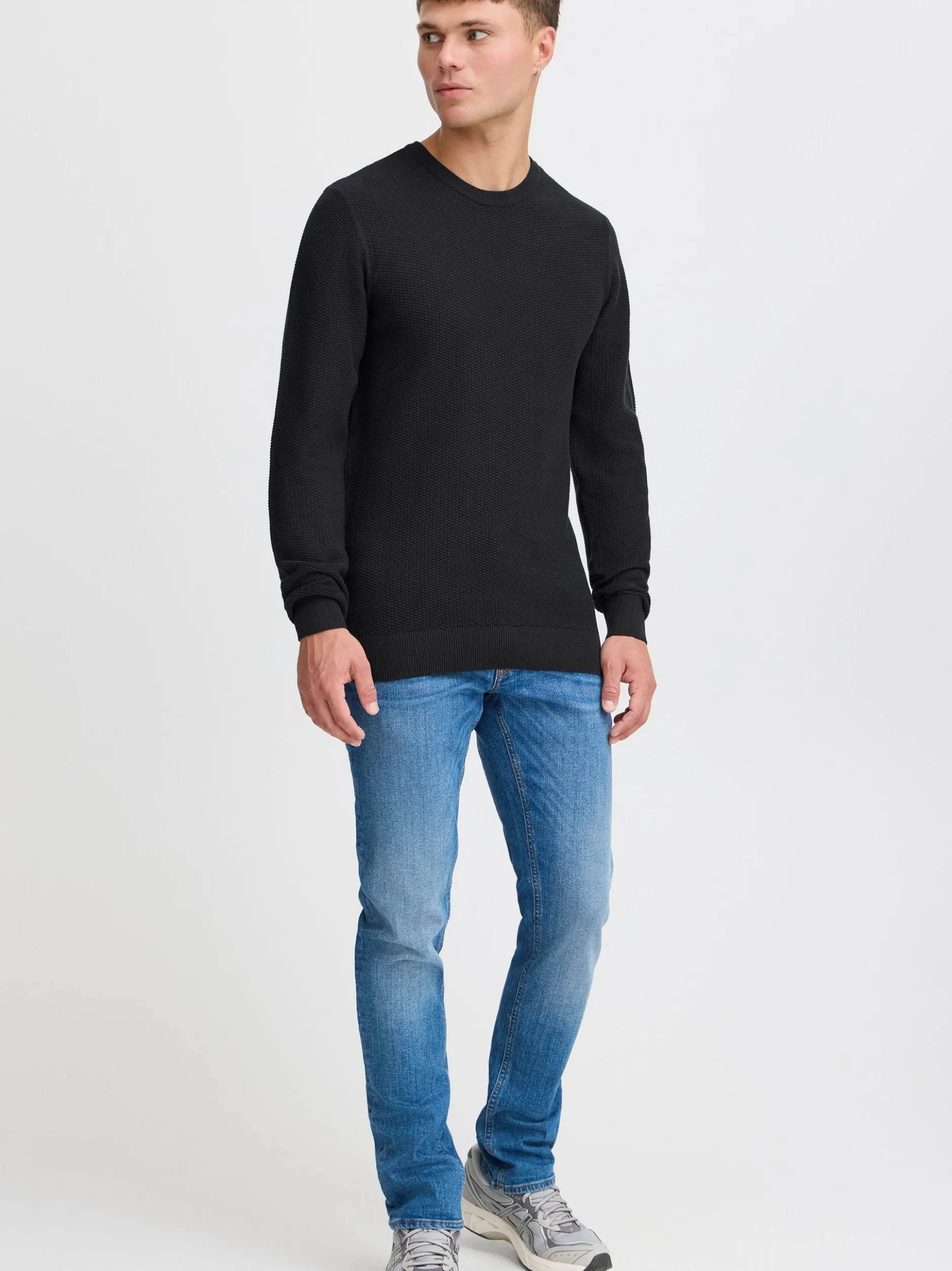 BLEND Herren Strickpullover - BHGoar in schwarz