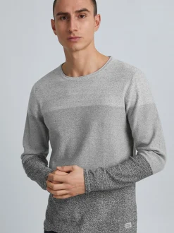 BLEND Herren Strickpullover - BHHans in schwarz