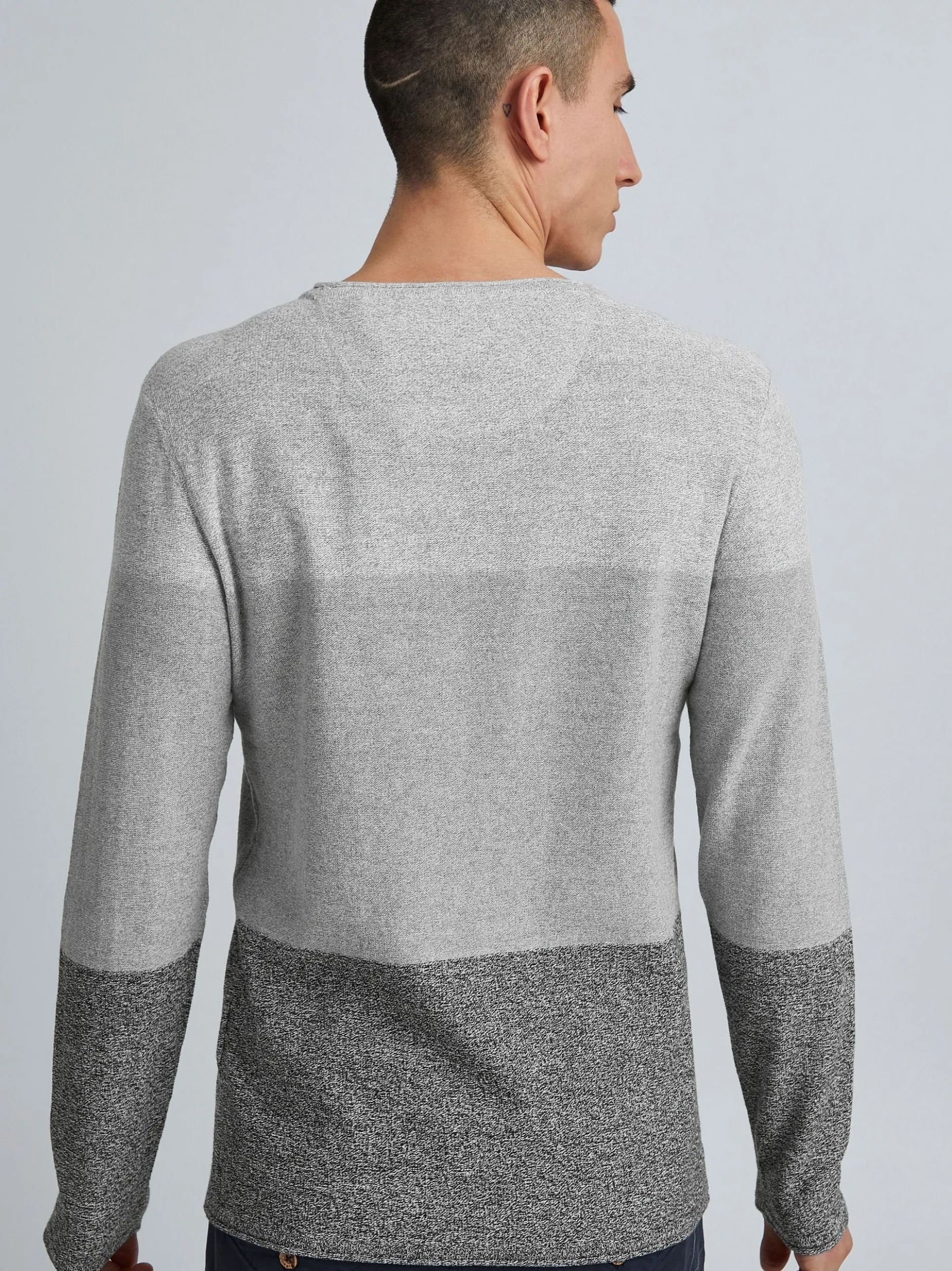 BLEND Herren Strickpullover - BHHans in schwarz