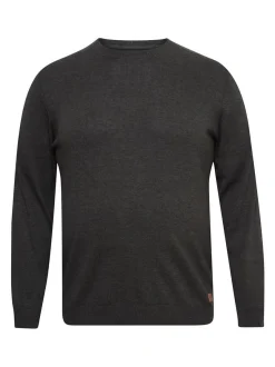 BLEND Herren Strickpullover - BHLars Big & Tall in anthrazit