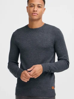 BLEND Herren Strickpullover - BHLars in blau