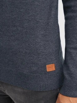 BLEND Herren Strickpullover - BHLars in blau