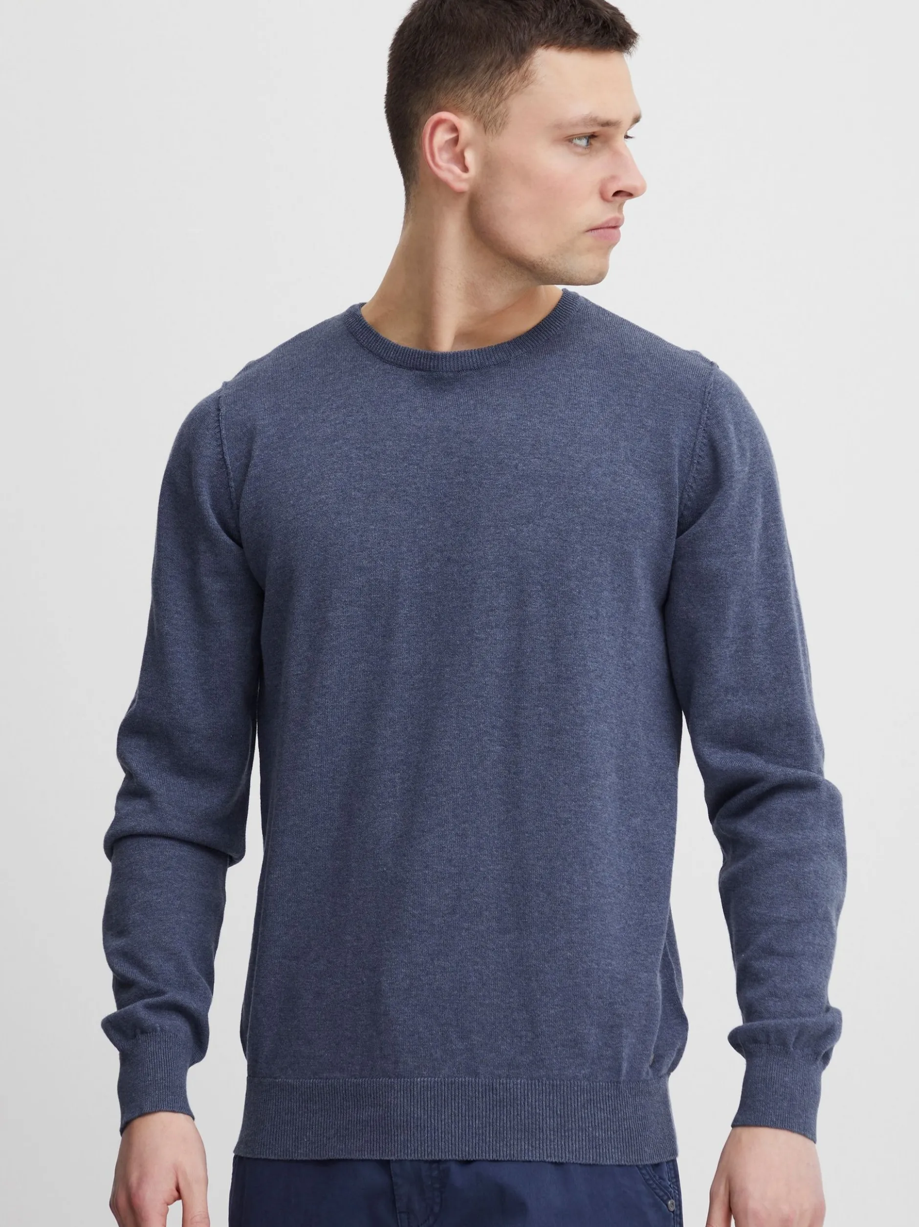 BLEND Herren Strickpullover - BHNolen in blau