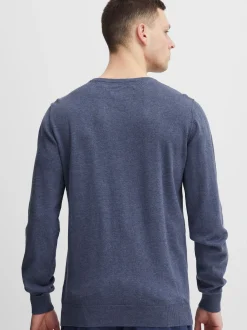 BLEND Herren Strickpullover - BHNolen in blau