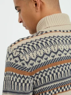 BLEND Herren Strickpullover - BHPullover in beige