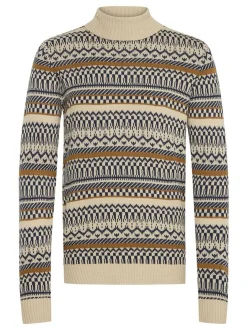 BLEND Herren Strickpullover - BHPullover in beige
