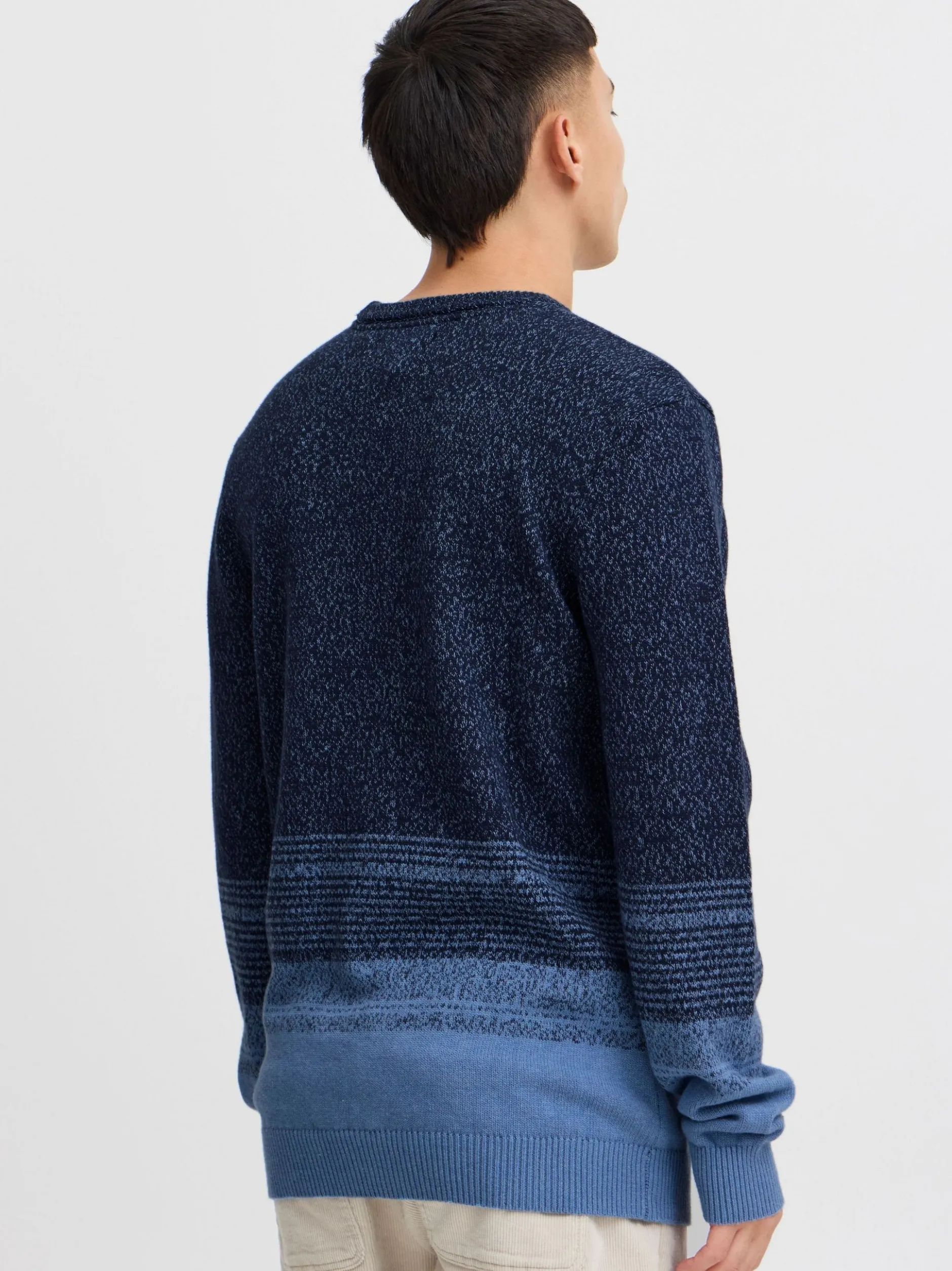 BLEND Herren Strickpullover - BHPullover in blau