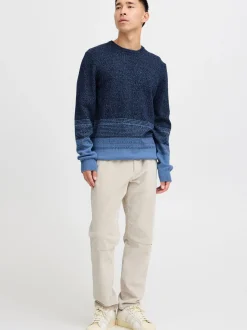 BLEND Herren Strickpullover - BHPullover in blau