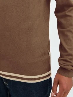 BLEND Herren Strickpullover - BHPullover in braun