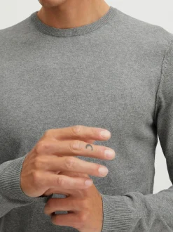 BLEND Herren Strickpullover - BHPullover in grau