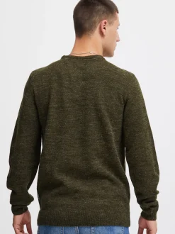 BLEND Herren Strickpullover - BHPullover in grün