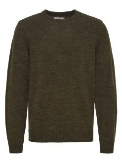 BLEND Herren Strickpullover - BHPullover in grün