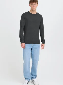BLEND Herren Strickpullover - BHWeba in anthrazit
