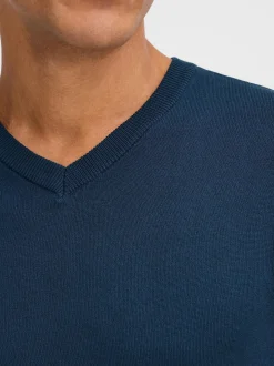 BLEND Herren Strickpullover - BHWeber in blau