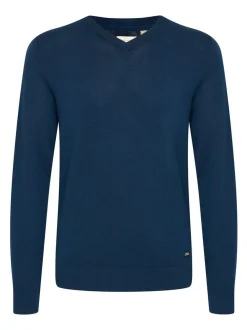 BLEND Herren Strickpullover - BHWeber in blau