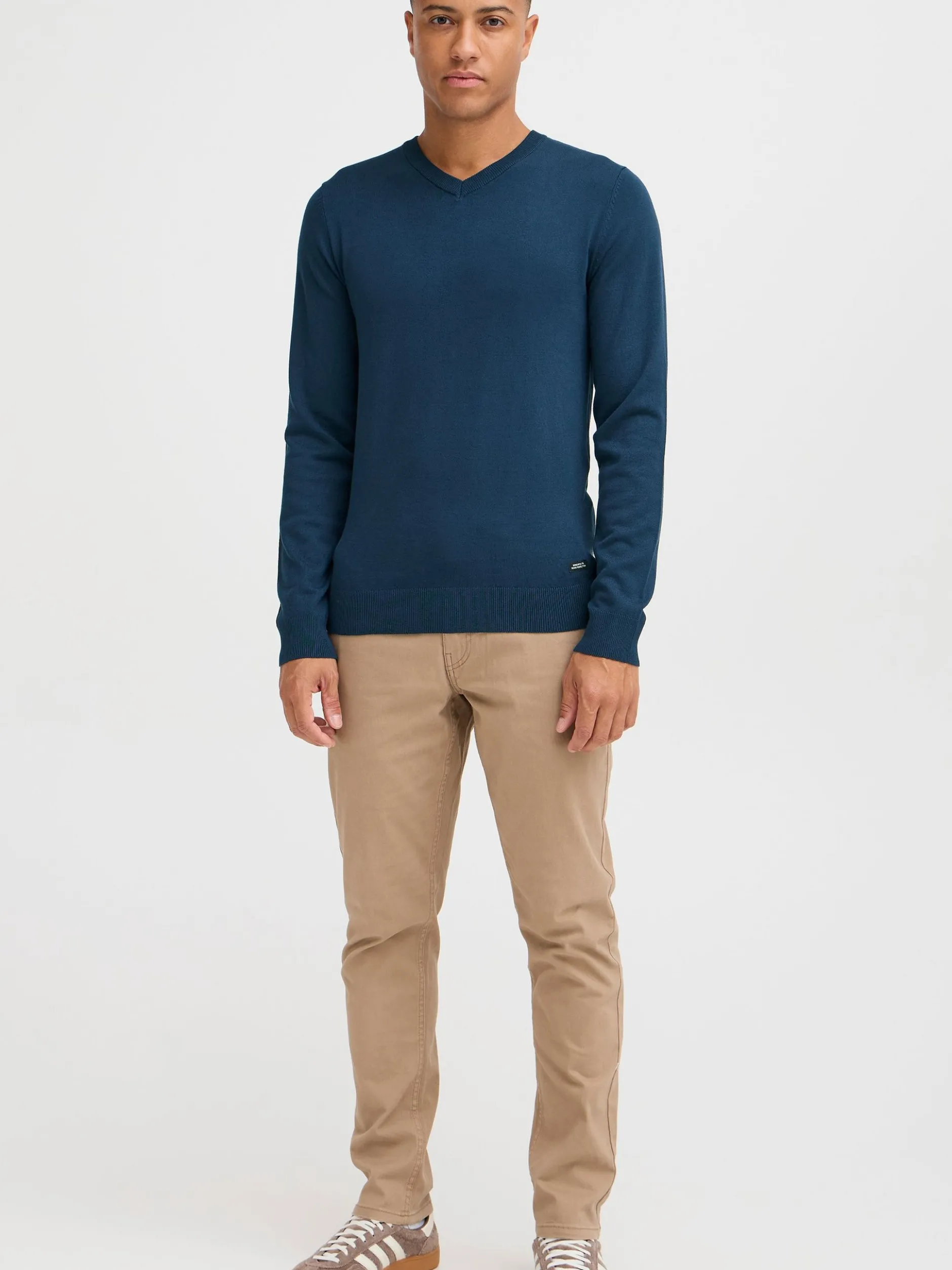 BLEND Herren Strickpullover - BHWeber in blau