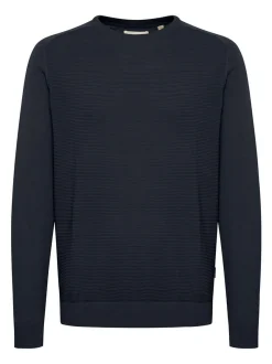 BLEND Herren Strickpullover in schwarz