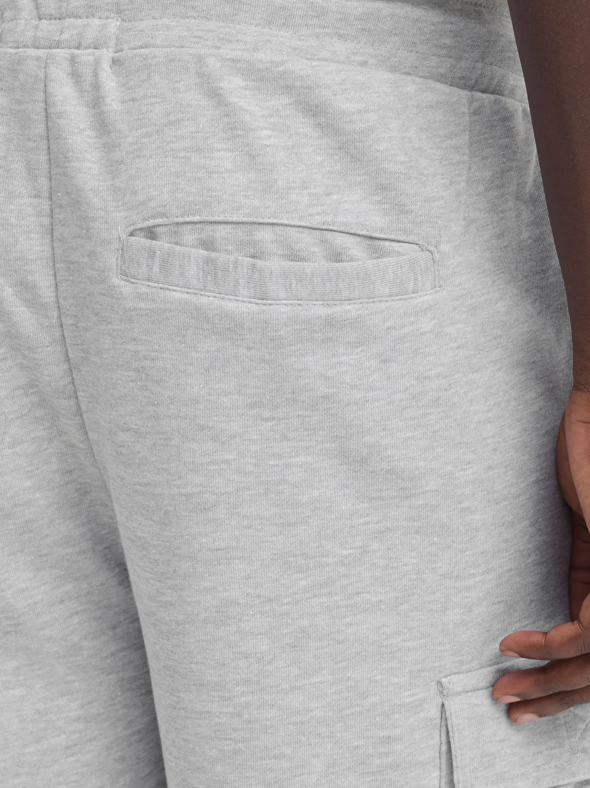 BLEND Herren Sweatshorts - BHKarlos Sweat Cargo in grau