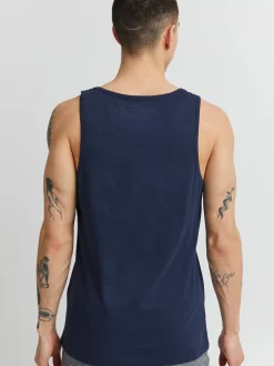 BLEND Herren Tanktop - BHAlvarez in blau